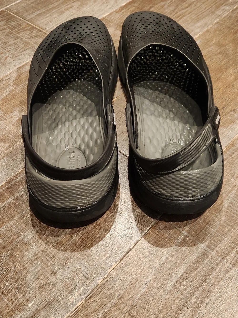 Mens Crocs Lite Rider Black Size 13